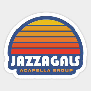 Jazzagals Acapella Group Schitts Creek Sticker